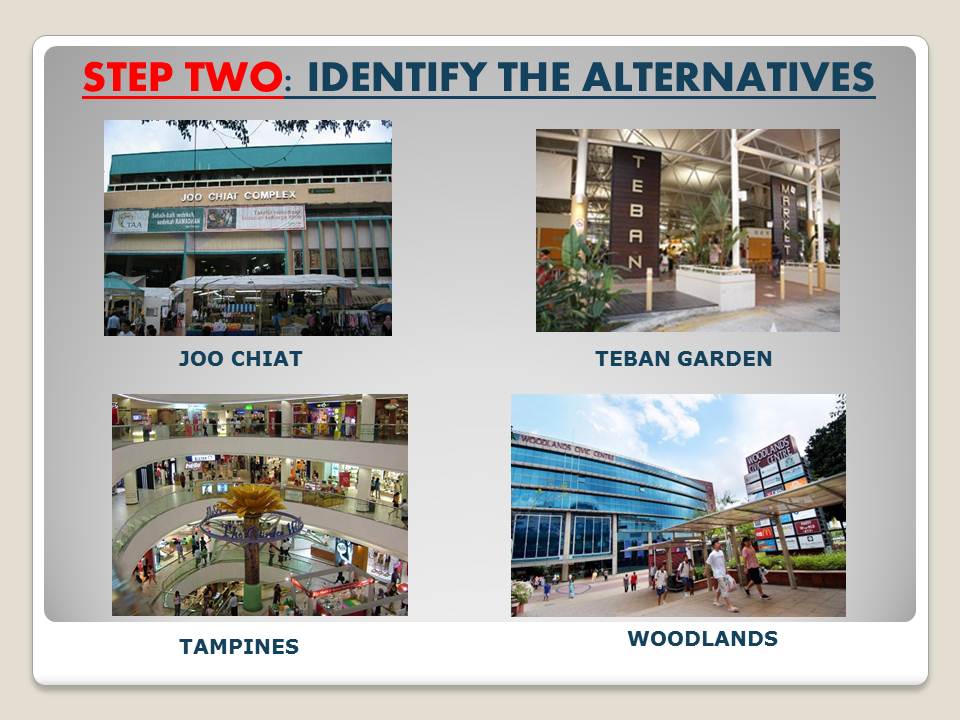 alternatives Alternatives
